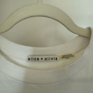 Alice + Olivia Classic White Tee